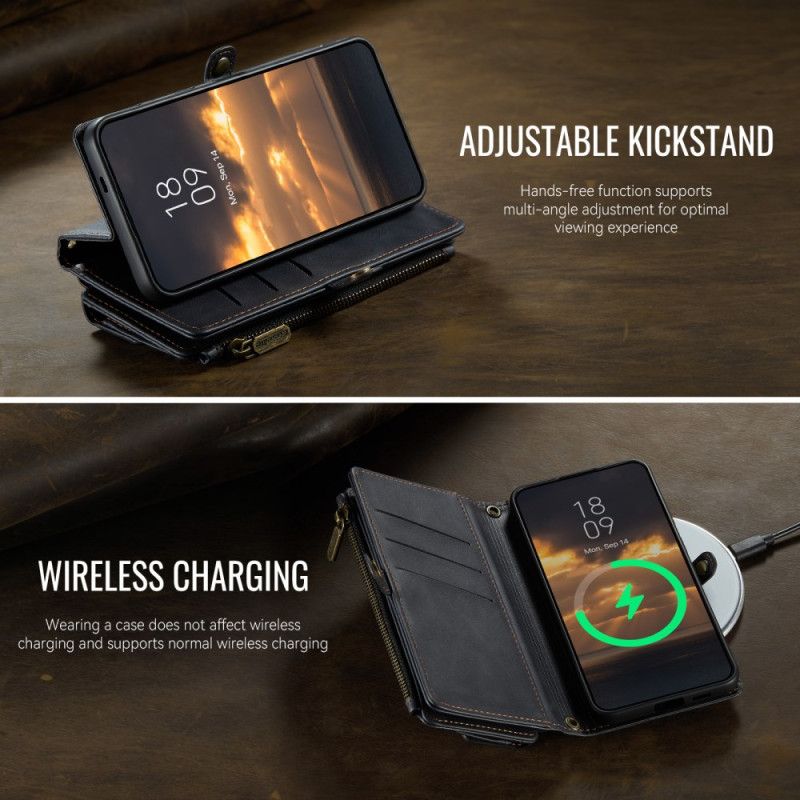 Læder Cover Samsung Galaxy S25 Fe Caseme-pung