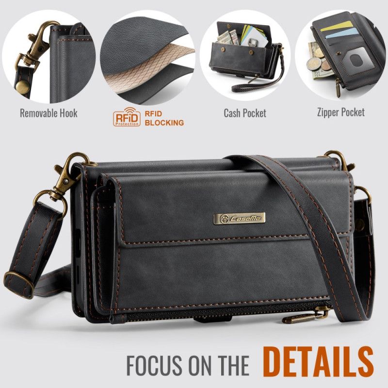 Læder Cover Samsung Galaxy S25 Fe Caseme-pung