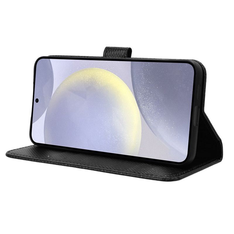 Læder Cover Samsung Galaxy S25 Fe Diamanttekstur