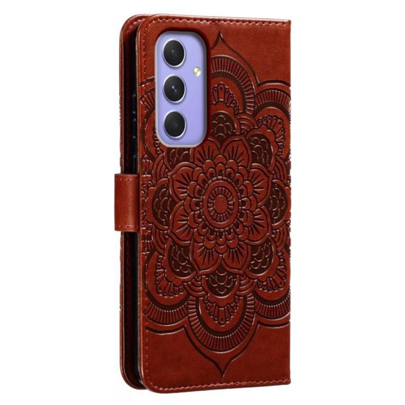 Læder Cover Samsung Galaxy S25 Fe Mandala-mønster