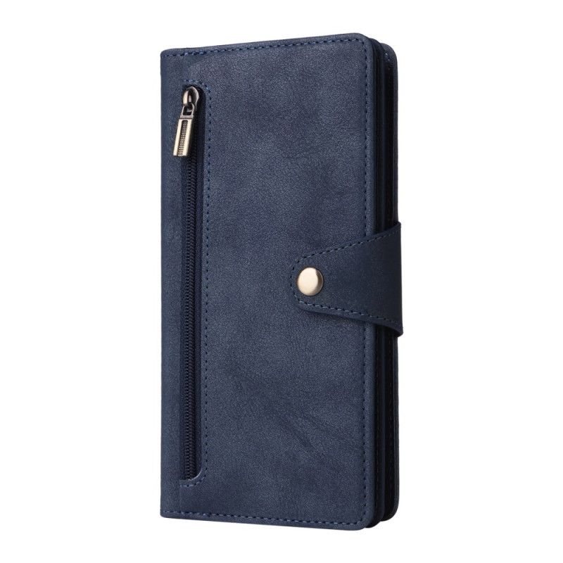 Læder Cover Samsung Galaxy S25 Fe Pung Med Lynlås