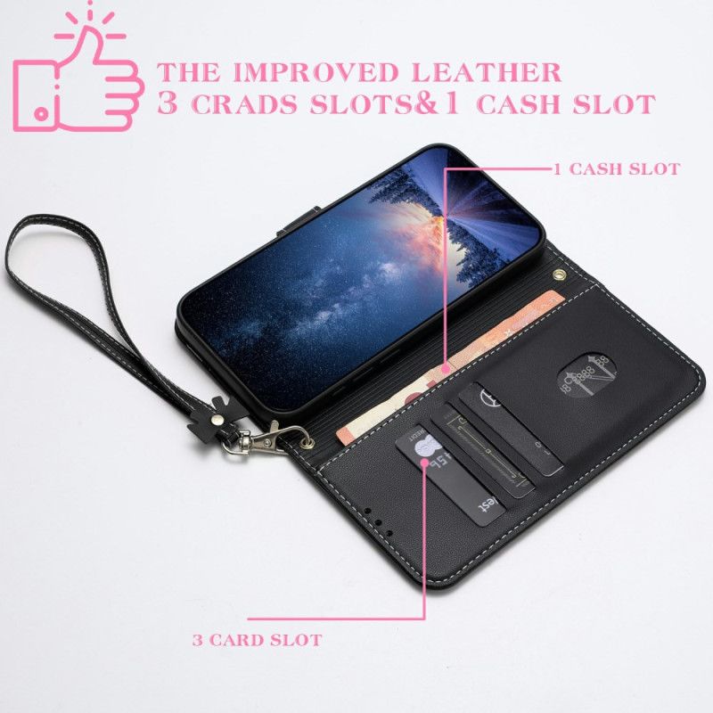 Læder Cover Samsung Galaxy S25 Fe Telefon Etui Dekorativ Sløjfe