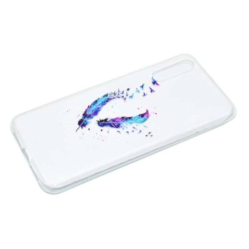 Cover for Huawei P20 Pro Gennemsigtige Fjer