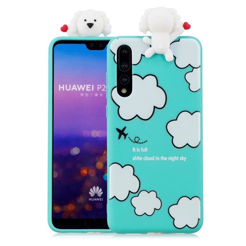 Cover Huawei P20 Pro 3D Hund I Skyerne