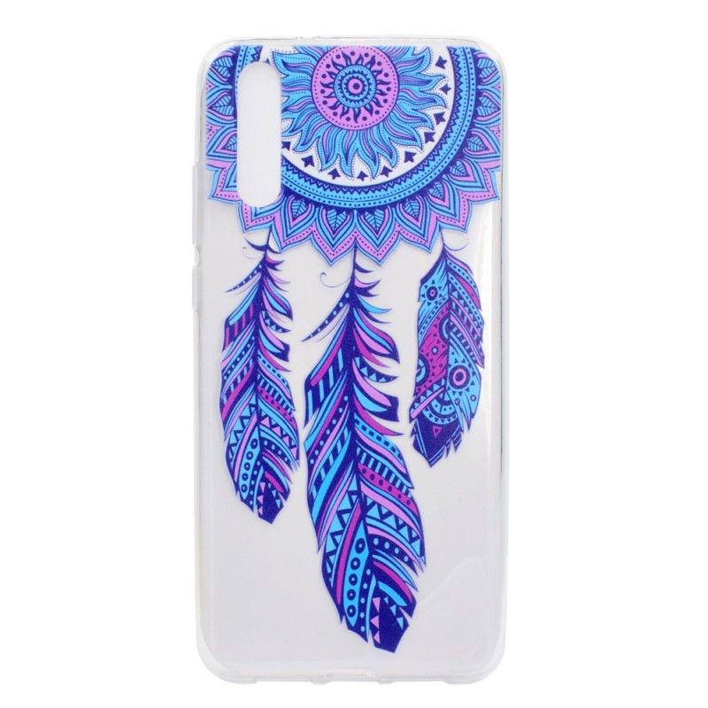 Cover Huawei P20 Pro Gennemsigtig Fangst Drømmer Blå Fjer