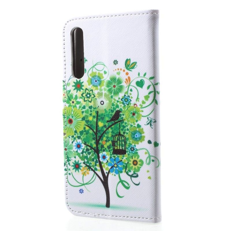 Flip Cover Huawei P20 Pro Blomstrende Træ