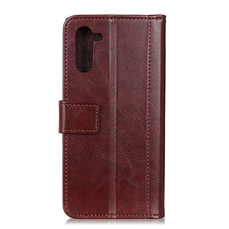 Flip Cover Samsung Galaxy Note 10 Rød Mobilcover Antik Lædereffekt
