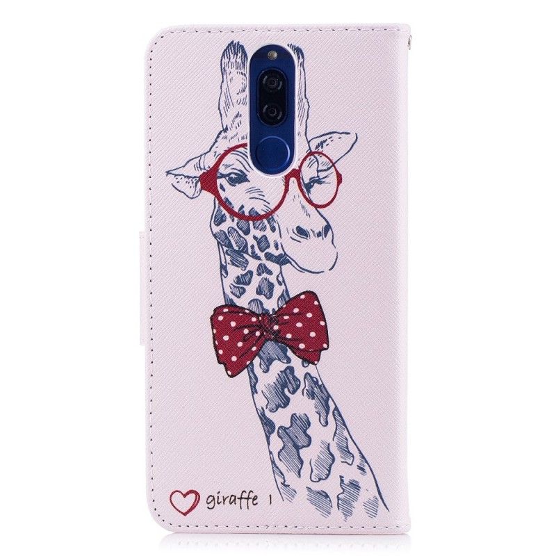 Flip Cover Huawei Mate 10 Lite Nørd Giraf