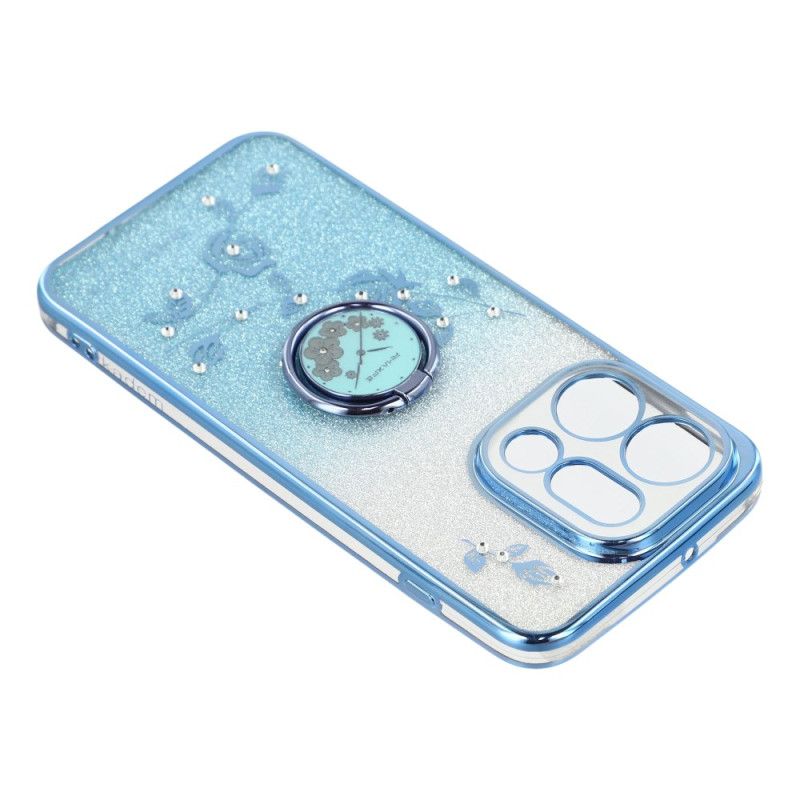 Cover Oppo Find X9 5g Kadem Blomster- Og Rhinstensringholder