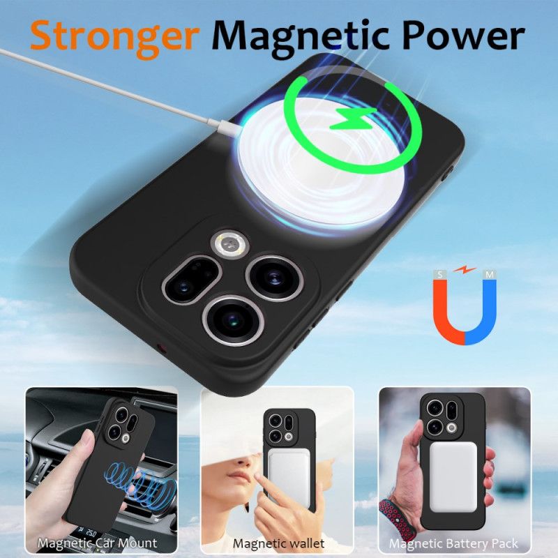 Cover Oppo Find X9 5g Telefon Etui Magsafe Flydende Silikone