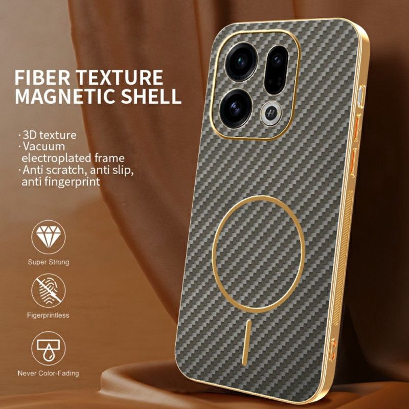 Cover Til Oppo Find X9 5g Kulfibertekstur