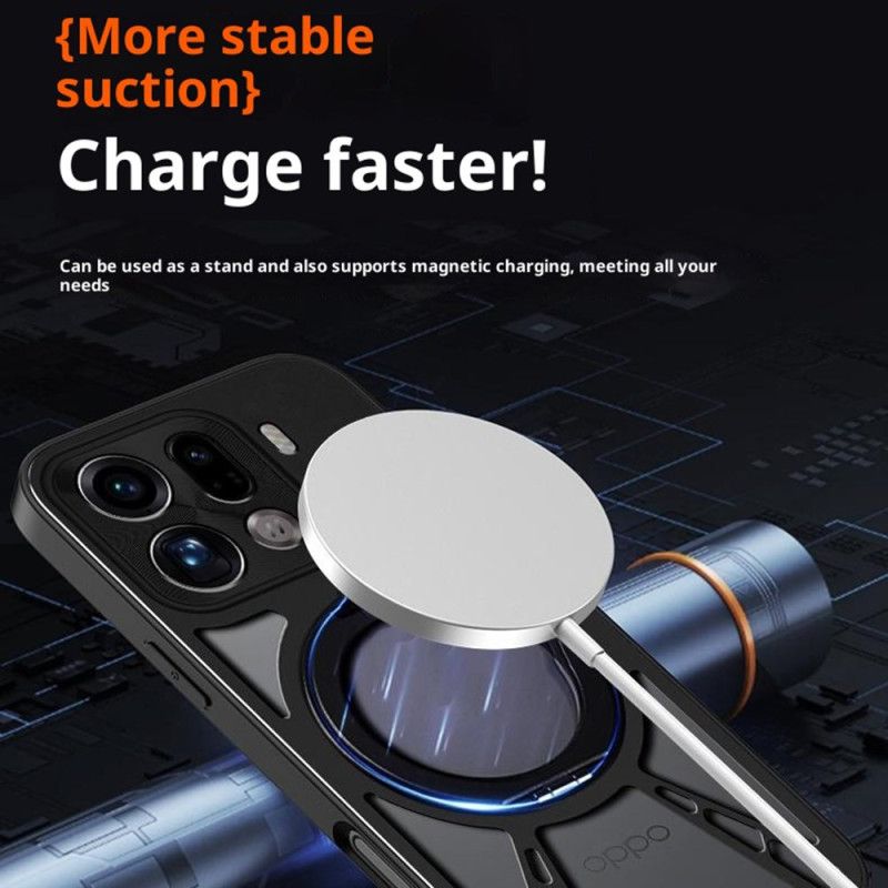 Cover Til Oppo Find X9 5g Roterende Magnetisk Montering Og Varmeafledning