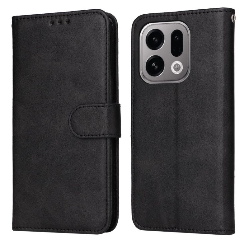 Flip Cover Oppo Find X9 5g Ensfarvet