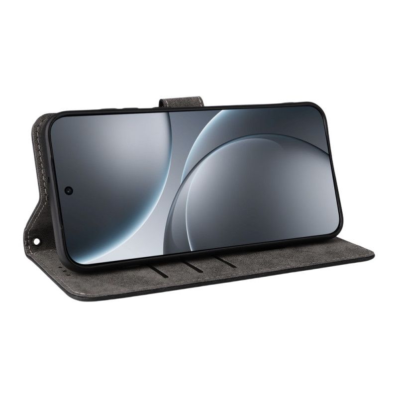 Flip Cover Oppo Find X9 5g Ruskindseffekt Med Rem