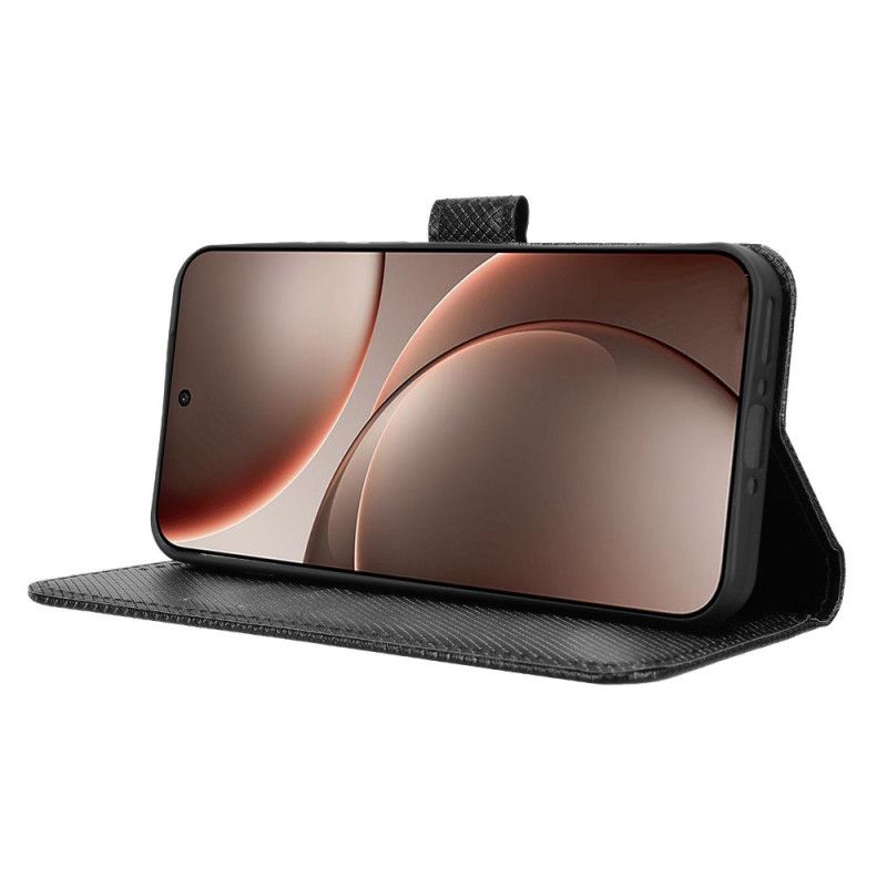 Flip Cover Til Oppo Find X9 5g Diamanttekstur