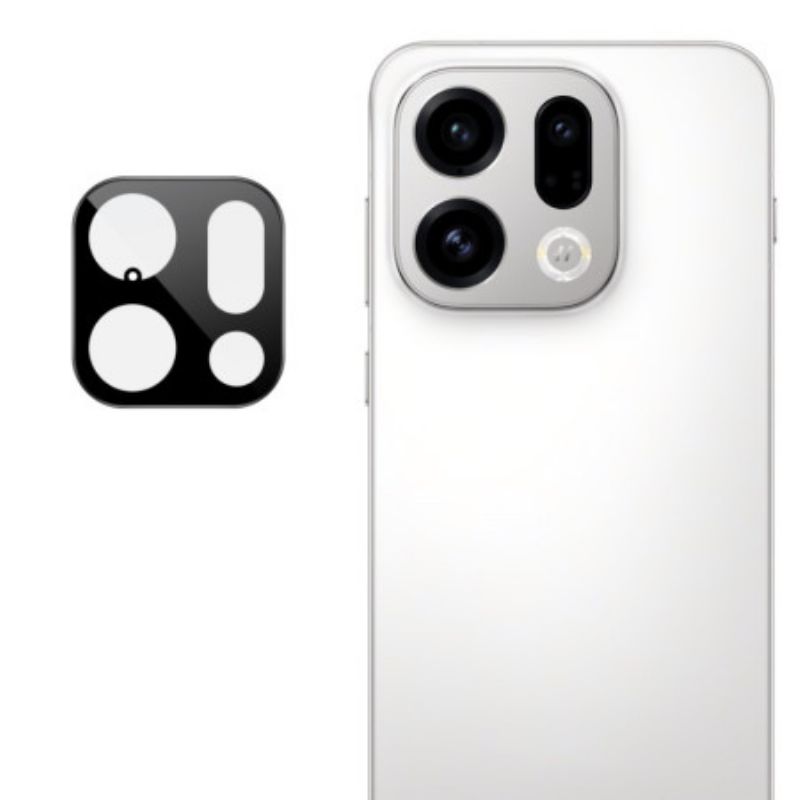 Hærdet Glas Linsebeskytter Til Oppo Find X9 5g (sort Version)