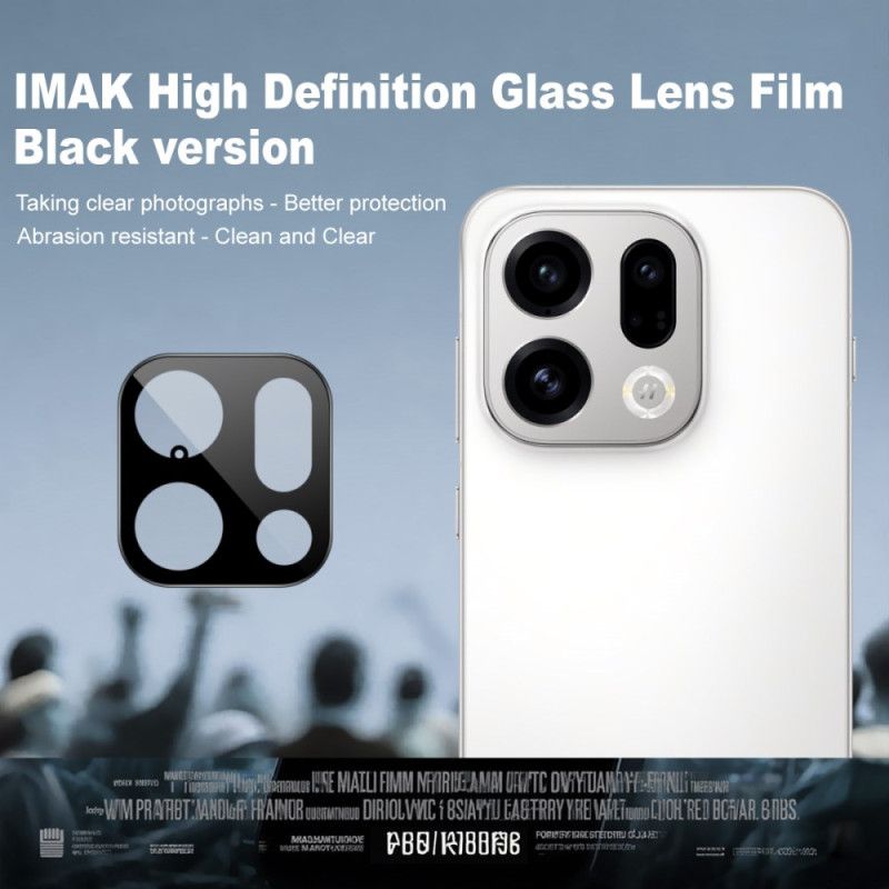 Hærdet Glas Linsebeskytter Til Oppo Find X9 5g (sort Version)