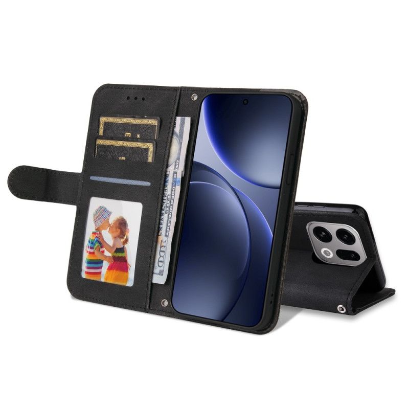 Læder Cover Oppo Find X9 5g Dekorativ Nitte