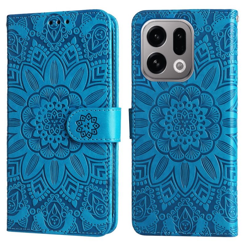 Læder Cover Oppo Find X9 5g Telefon Etui Mandala