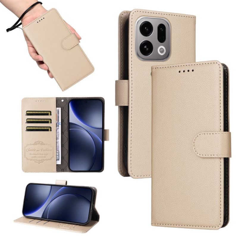 Læder Cover Oppo Find X9 5g Telefon Etui Rfid-beskyttelse