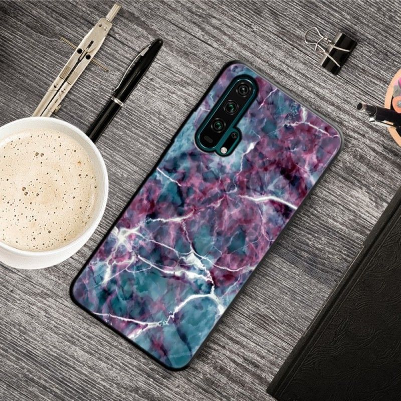 Cover Honor 20 Pro Lilla Marmor