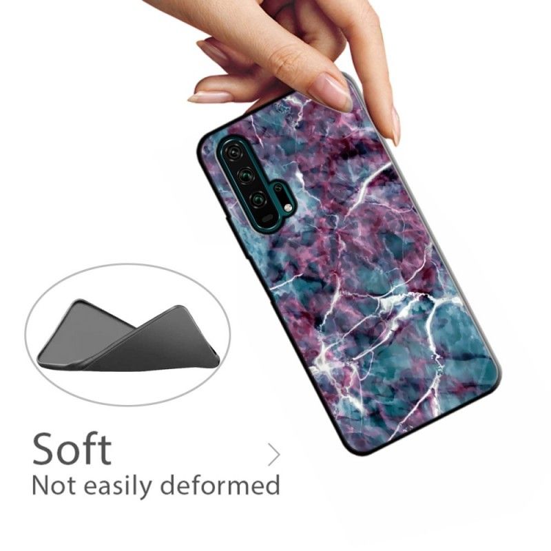 Cover Honor 20 Pro Lilla Marmor