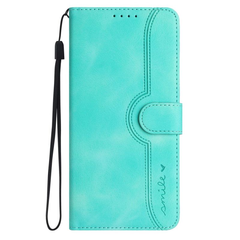 Læder Cover Samsung Galaxy A15 5g Telefon Etui Ruskindseffekt Med Rem