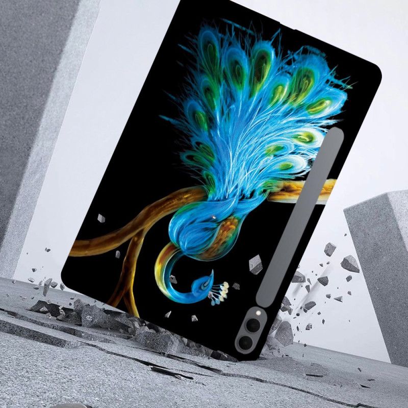 Cover Samsung Galaxy Tab S11 Ultra Telefon Etui Påfugl