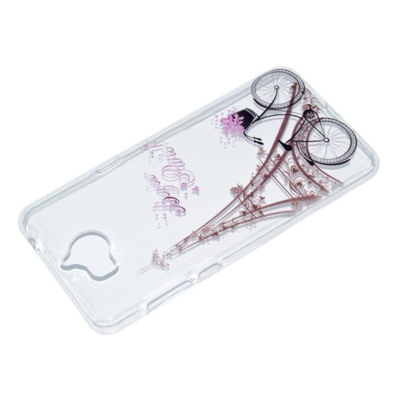 Cover Huawei Y6 2017 Gennemsigtig Hej Paris