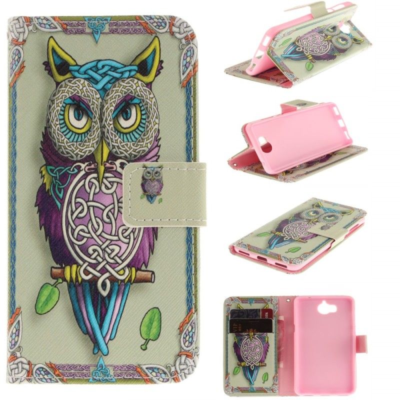 Flip Cover Huawei Y6 2017 Stammeugle