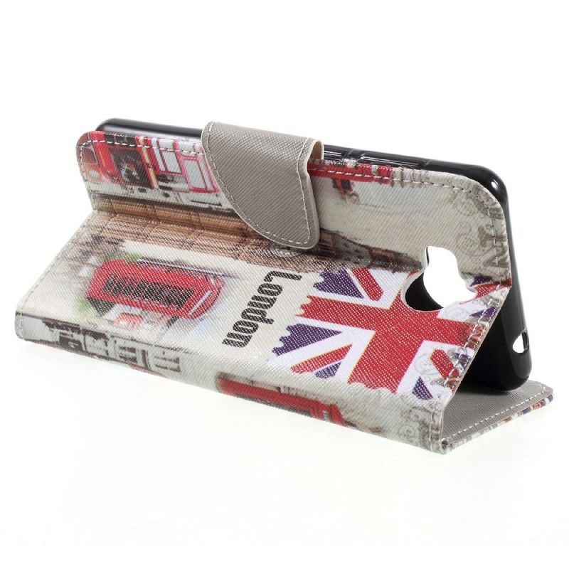Flip Cover Læder for Huawei Y6 2017 London Liv