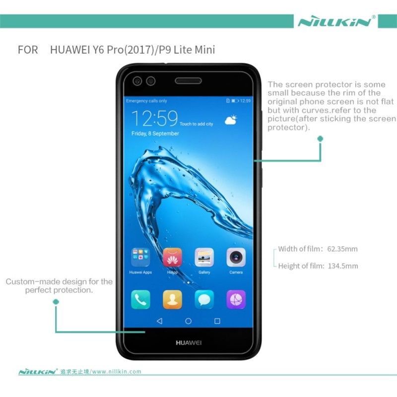 Skærmbeskyttelsesfilm Til Huawei Y6 2017