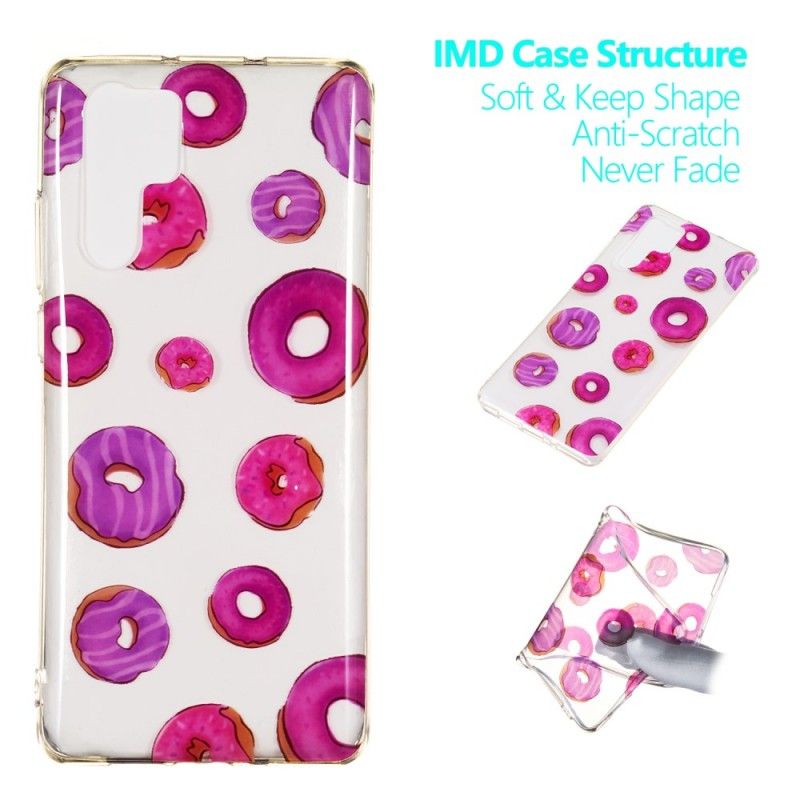 Cover Huawei P30 Pro Gennemsigtig Fan Af Donuts