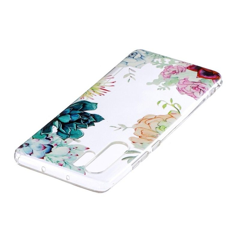 Cover Huawei P30 Pro Gennemsigtige Akvarelblomster Original