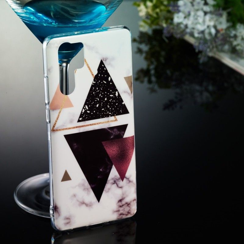 Cover Huawei P30 Pro Marmor Lilla Trekanter Original