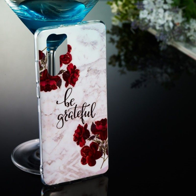 Cover Huawei P30 Pro Marmor Vær Taknemmelig Original