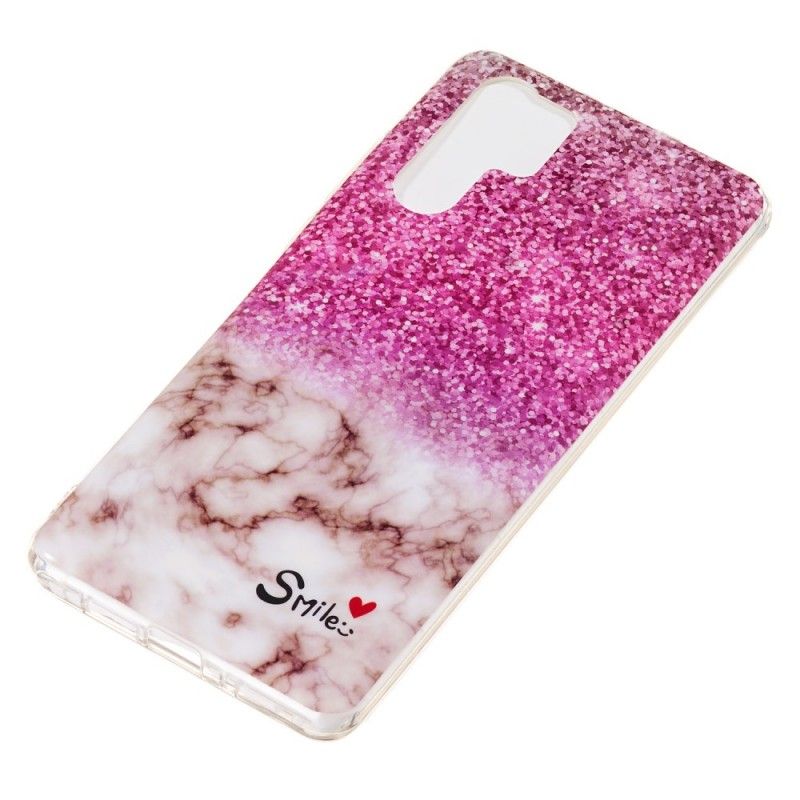 Cover Huawei P30 Pro Marmorglitter Og Smil