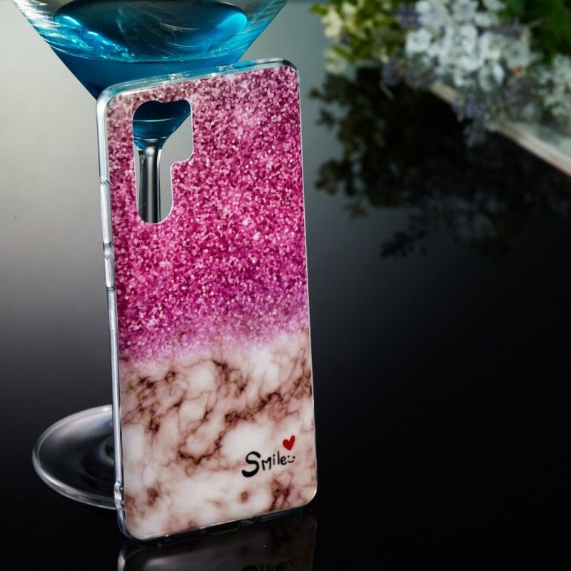 Cover Huawei P30 Pro Marmorglitter Og Smil