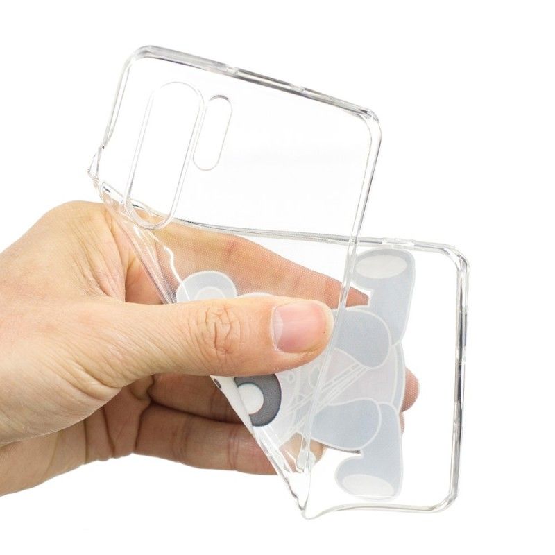 Cover Huawei P30 Pro Mobilcover Gennemsigtig Trist Panda