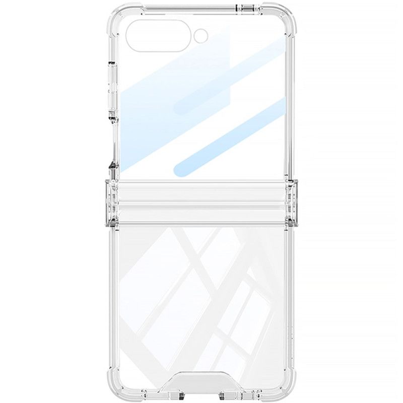 Cover Samsung Galaxy Z Flip 7 Farvet Gennemsigtig Med Airbagbeskyttelse