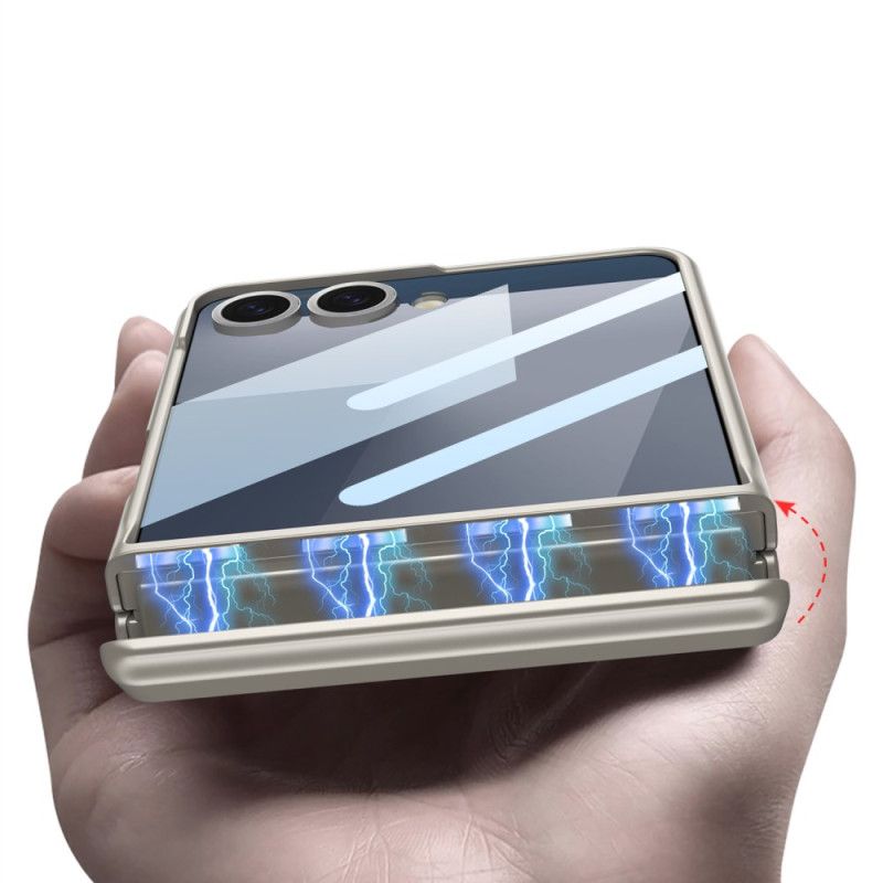 Cover Samsung Galaxy Z Flip 7 Gkk Magnetisk Stativ Og Beskyttelse