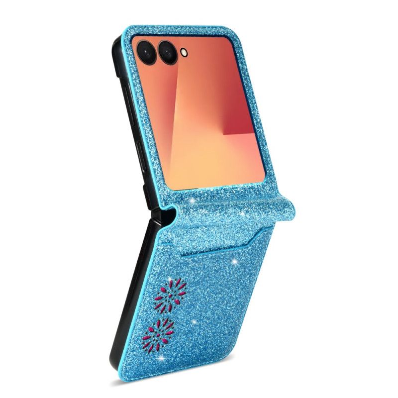Cover Samsung Galaxy Z Flip 7 Glitterkortholder