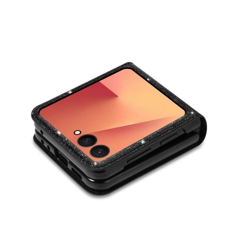 Cover Samsung Galaxy Z Flip 7 Glitterkortholder