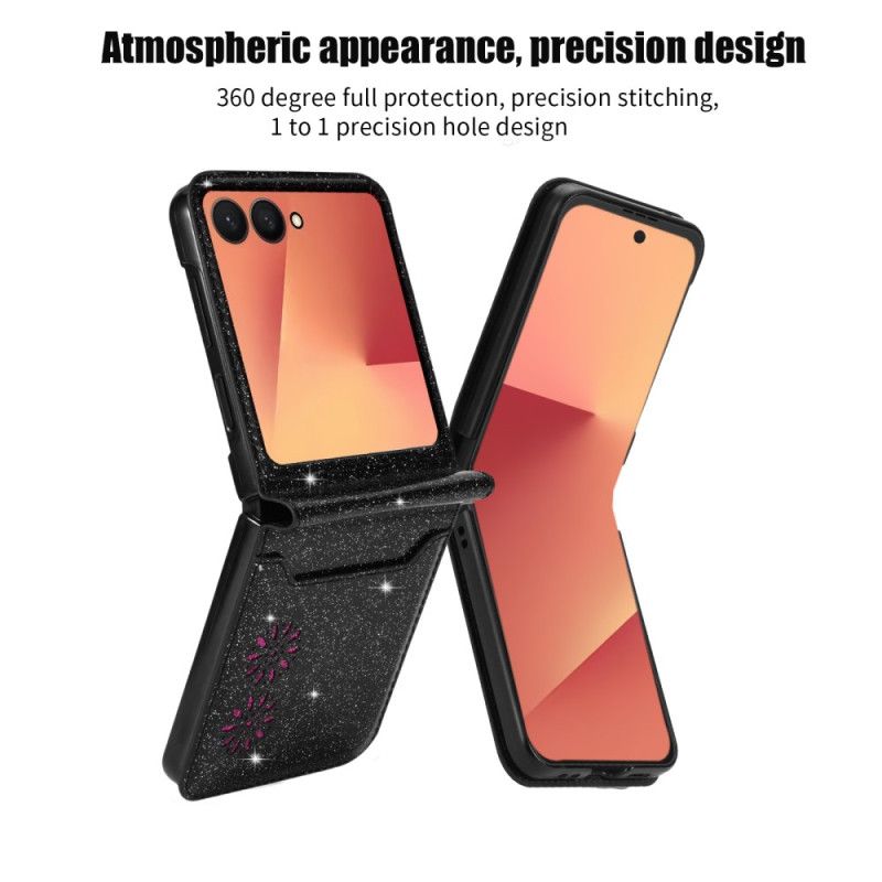 Cover Samsung Galaxy Z Flip 7 Glitterkortholder