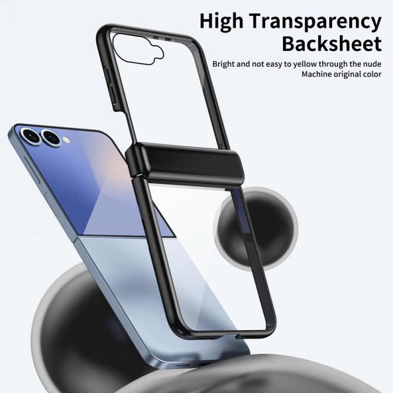 Cover Samsung Galaxy Z Flip 7 Hængselbeskyttelse Med Metaleffekt