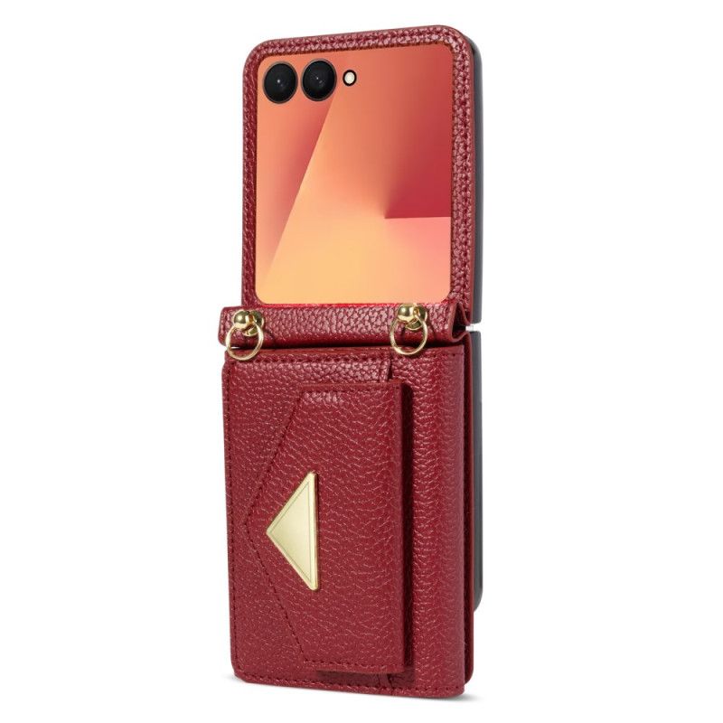 Cover Samsung Galaxy Z Flip 7 Kortholder Og Håndledsrem