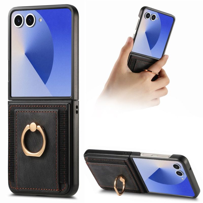 Cover Samsung Galaxy Z Flip 7 Kortholder Og Stativ