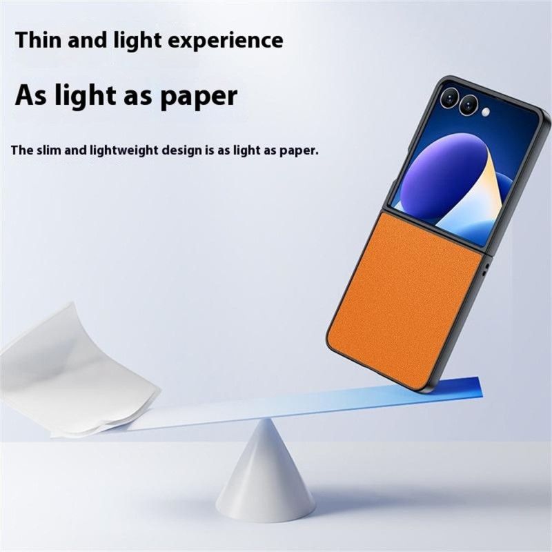 Cover Samsung Galaxy Z Flip 7 Lædereffekt