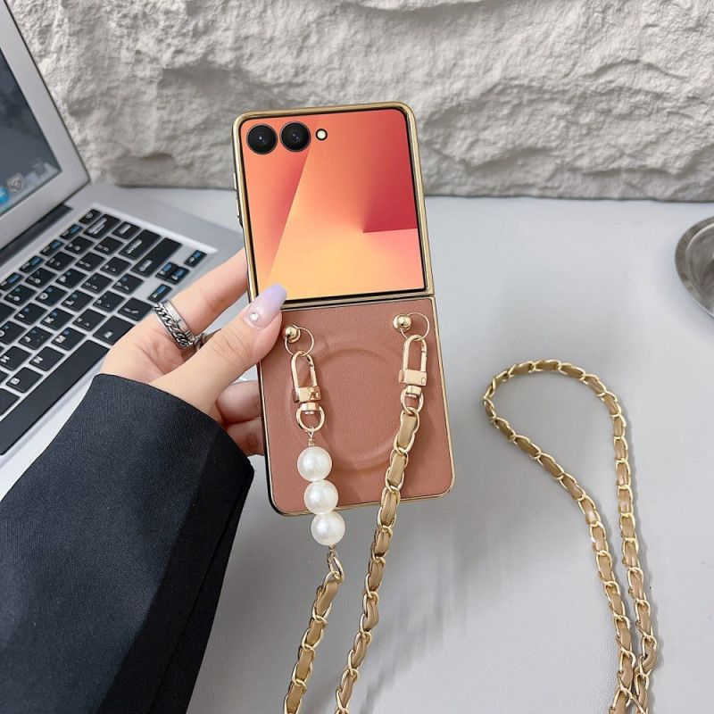 Cover Samsung Galaxy Z Flip 7 Magnetisk Charme-rem