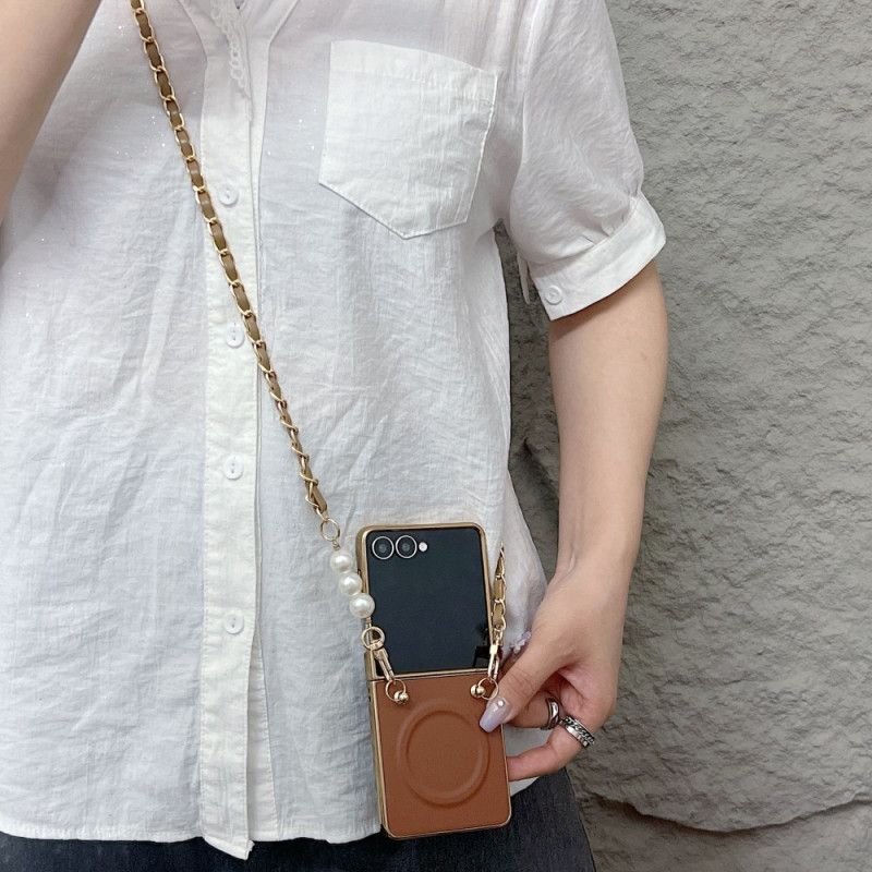 Cover Samsung Galaxy Z Flip 7 Magnetisk Charme-rem